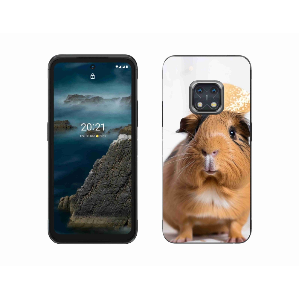 Gelový kryt mmCase na Nokia XR20 - hnědé morče