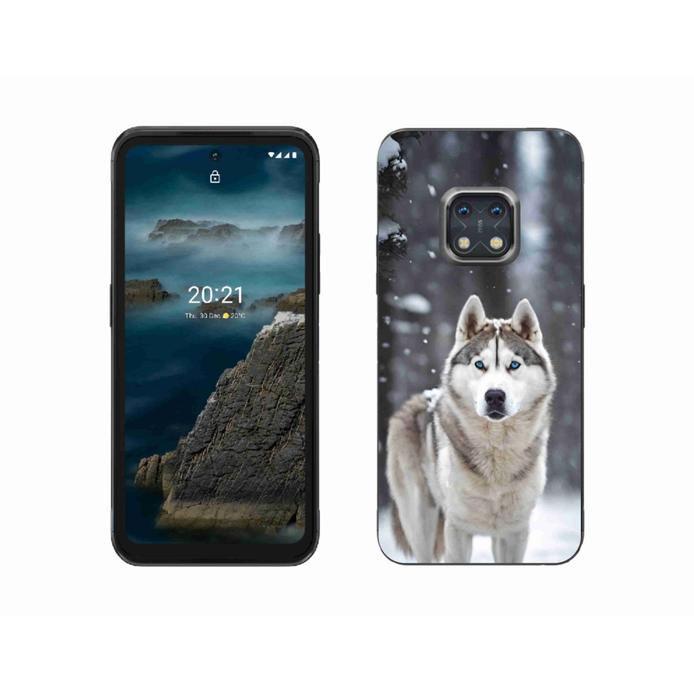 Gelový kryt mmCase na Nokia XR20 - husky 2