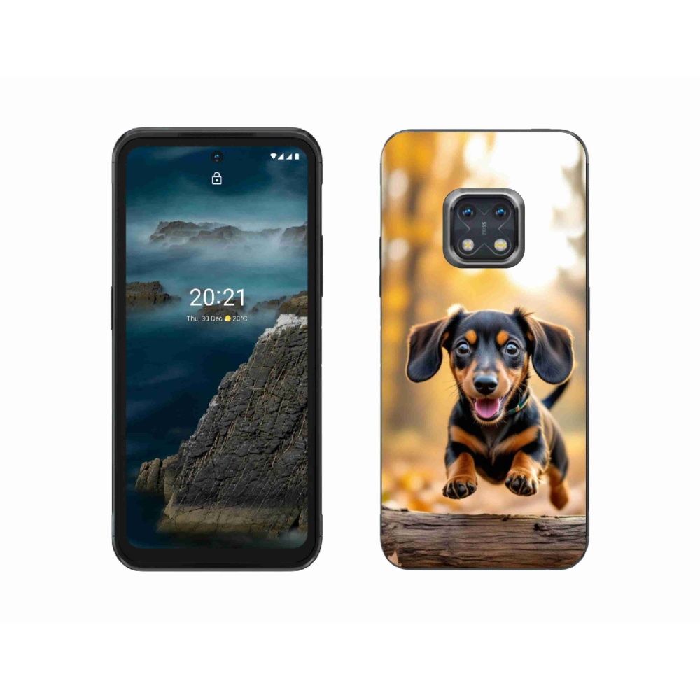 Gelový kryt mmCase na Nokia XR20 - jezevčík 2