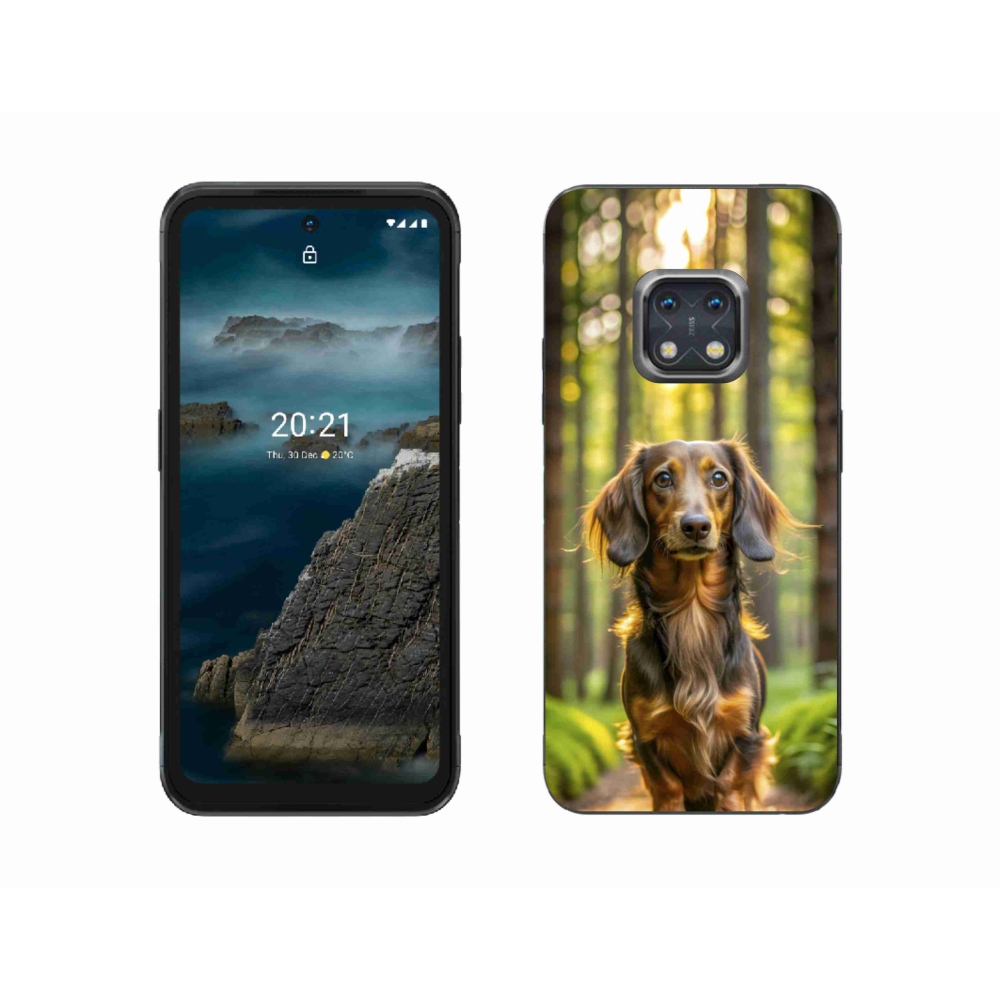 Gelový kryt mmCase na Nokia XR20 - jezevčík 4