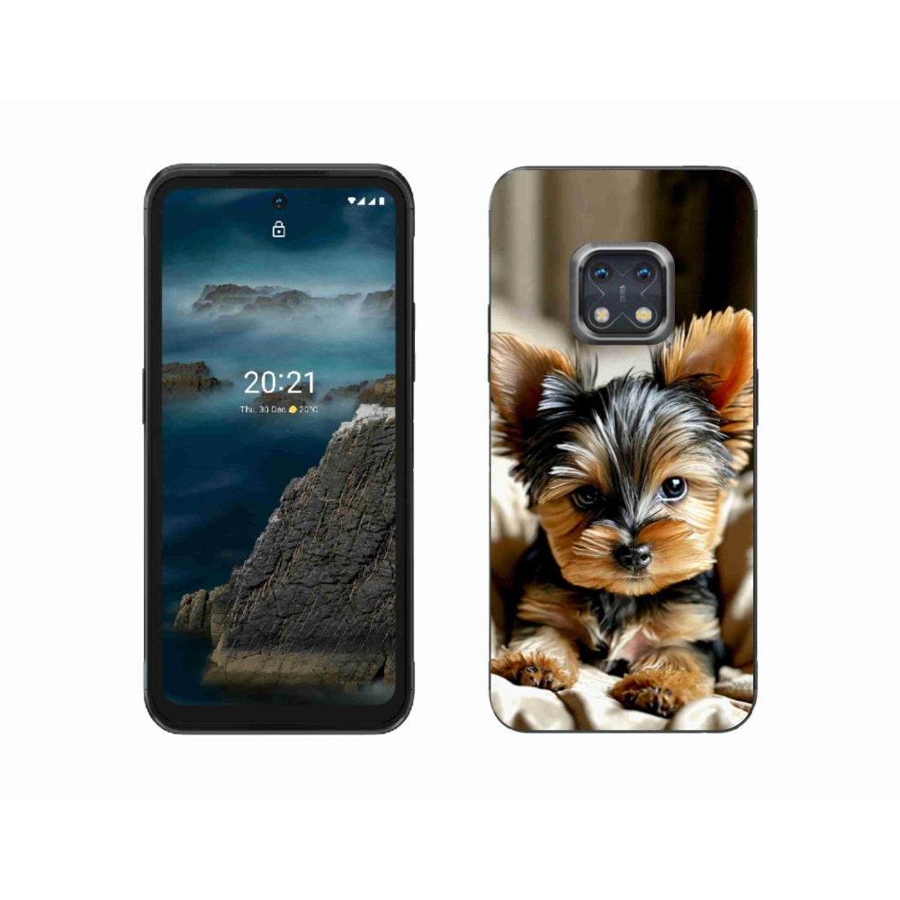 Gelový kryt mmCase na Nokia XR20 - jorkšír 11
