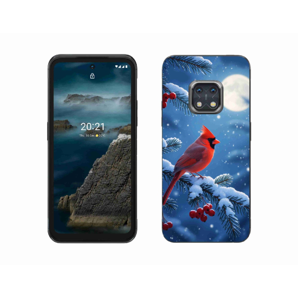 Gelový kryt mmCase na Nokia XR20 - kardinál červený