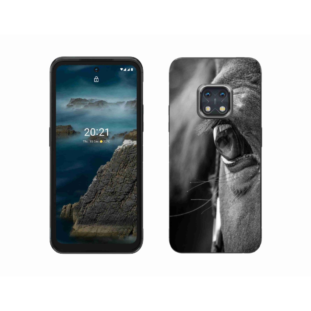 Gelový kryt mmCase na Nokia XR20 - koňský pohled