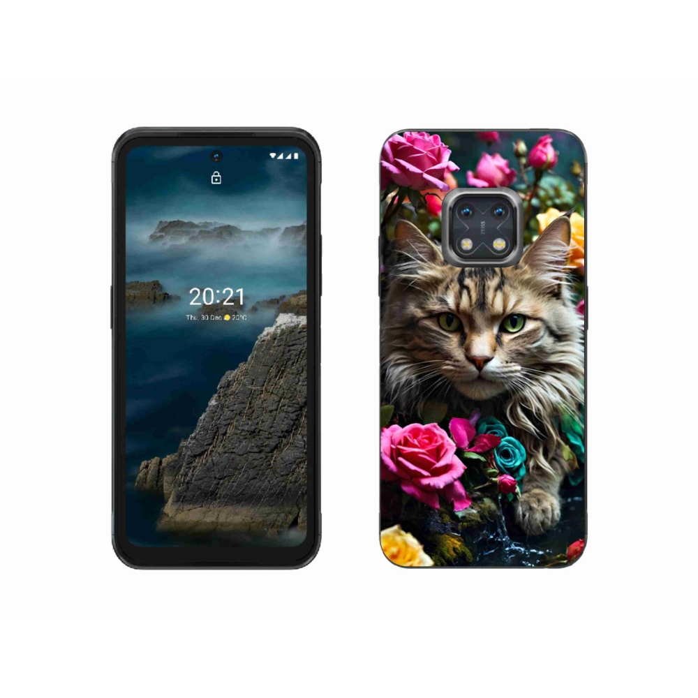 Gelový kryt mmCase na Nokia XR20 - kočíčí pohled 2