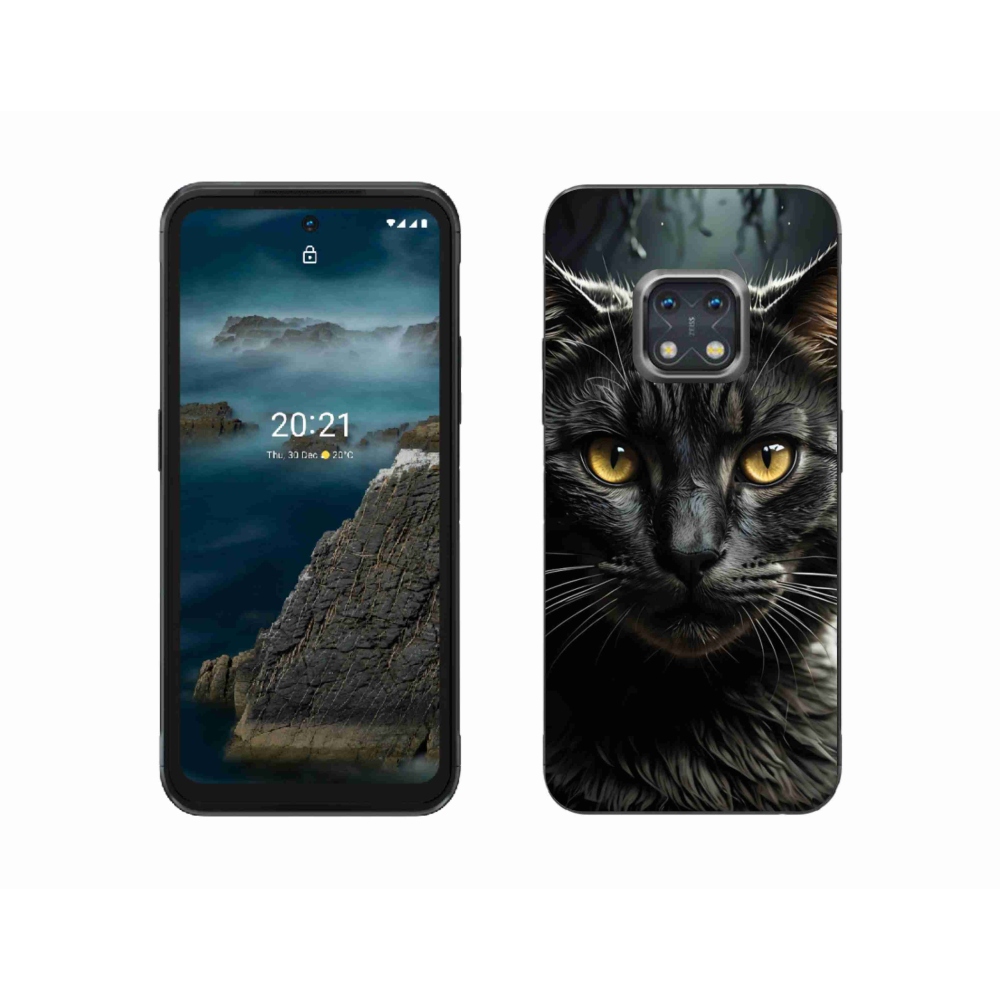 Gelový kryt mmCase na Nokia XR20 - kočičí pohled 3