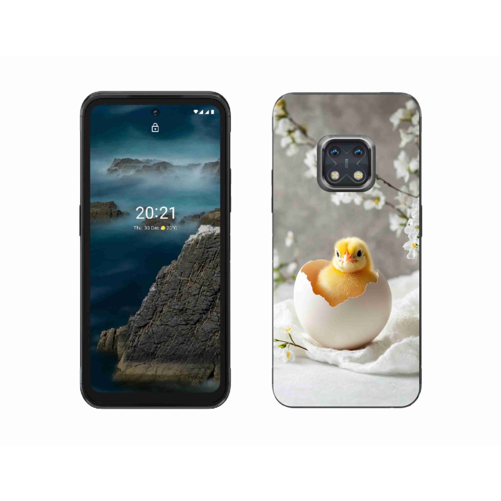 Gelový kryt mmCase na Nokia XR20 - kuřátko