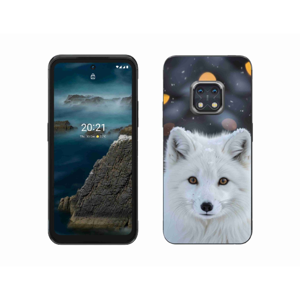 Gelový kryt mmCase na Nokia XR20 - liška polární