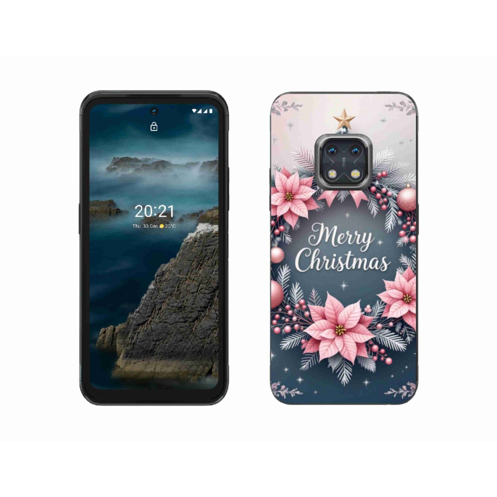 Gelový kryt mmCase na Nokia XR20 - merry christmas