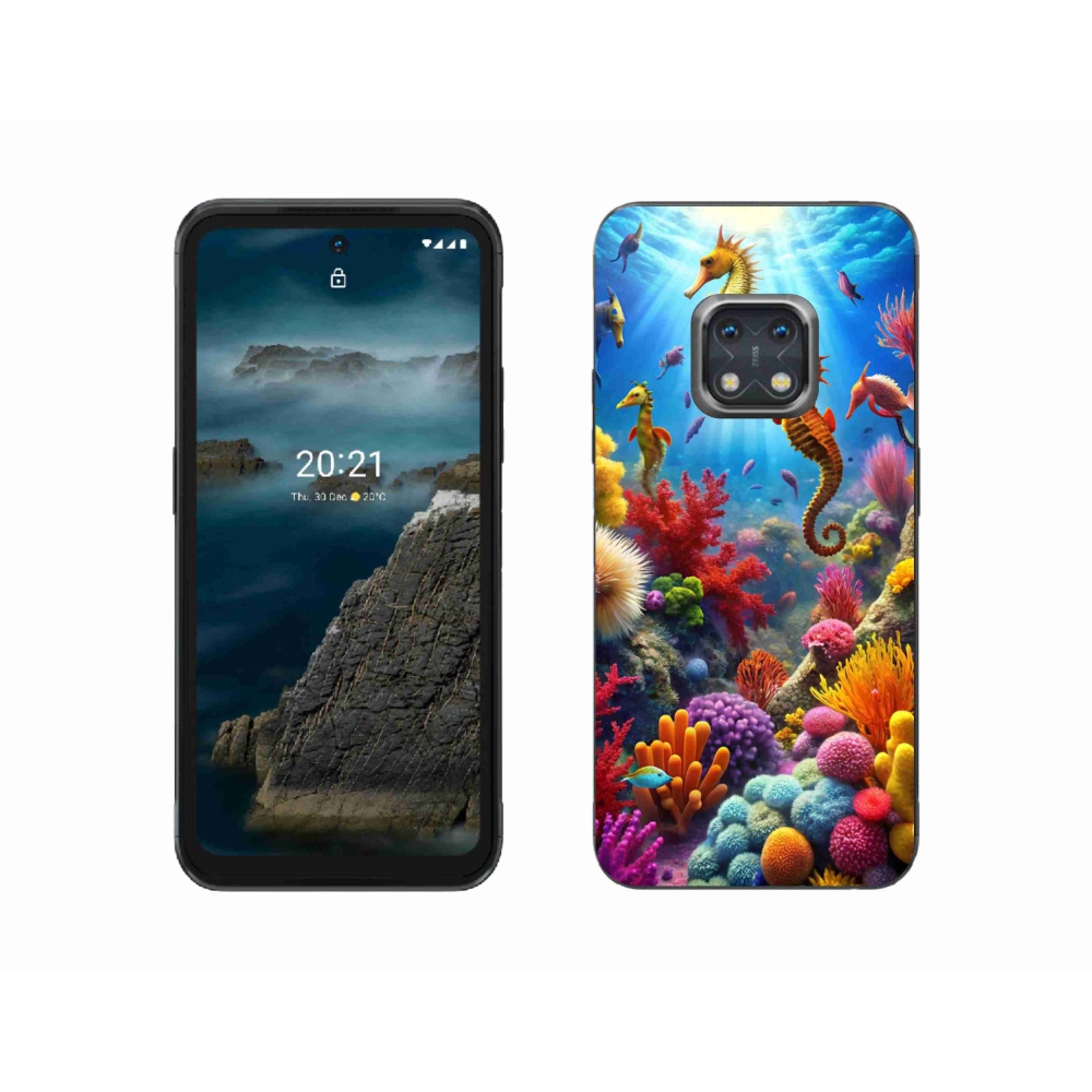 Gelový kryt mmCase na Nokia XR20 - mořský svět 3