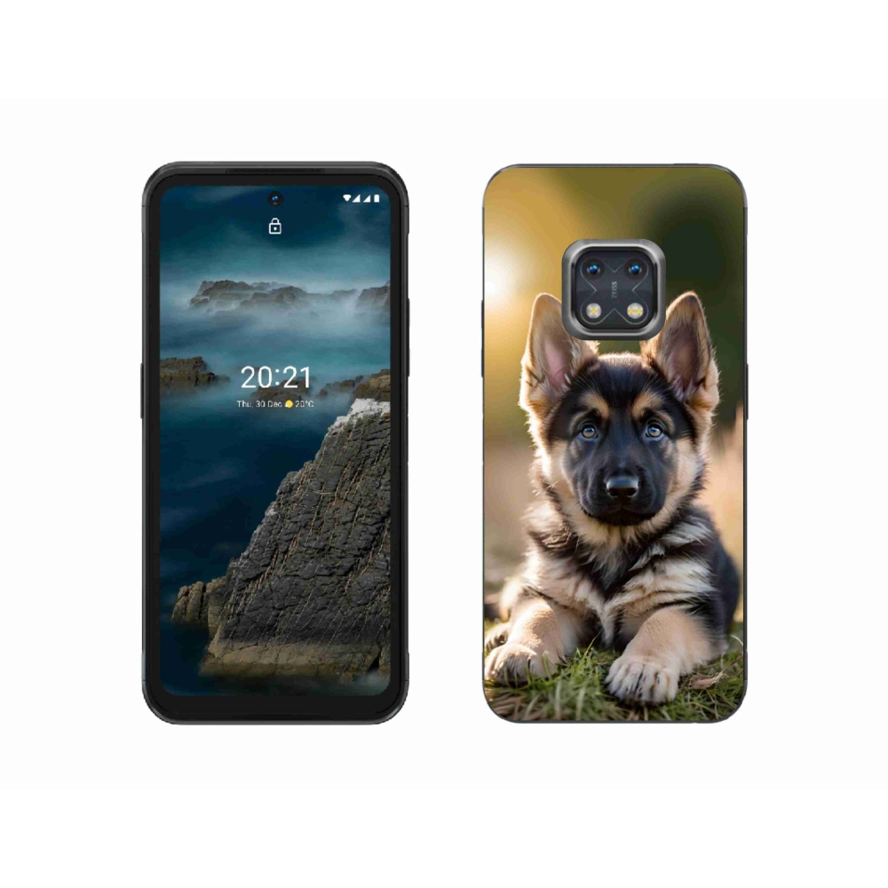 Gelový kryt mmCase na Nokia XR20 - německý ovčák v přírodě