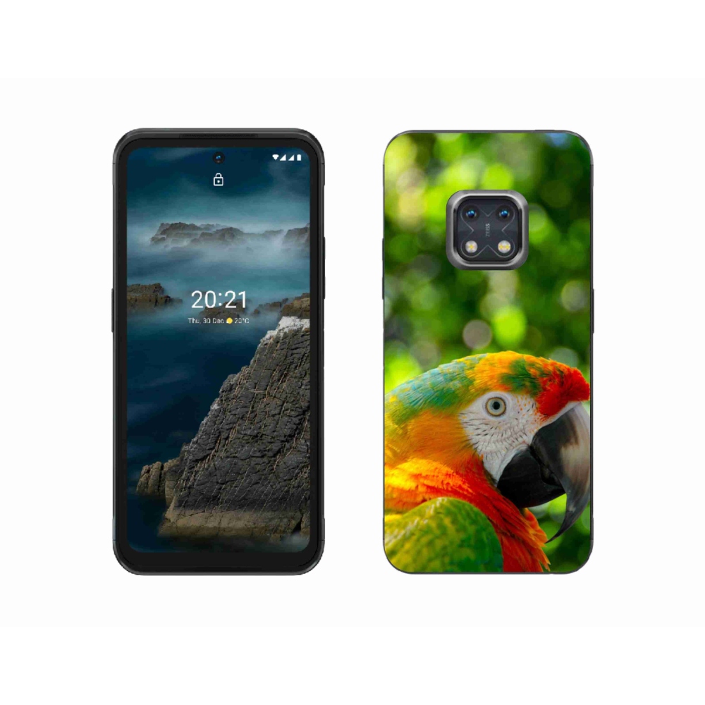 Gelový kryt mmCase na Nokia XR20 - papoušek ara 3