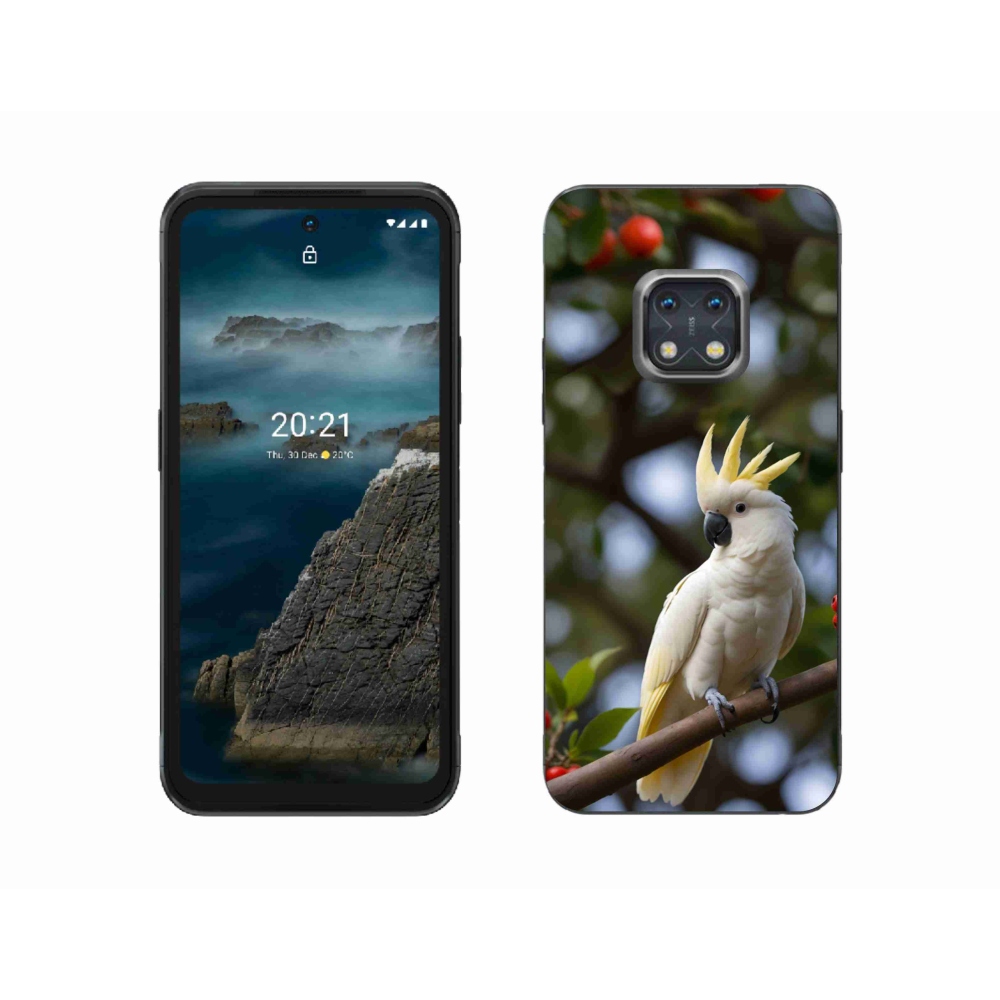 Gelový kryt mmCase na Nokia XR20 - papoušek kakadu 3