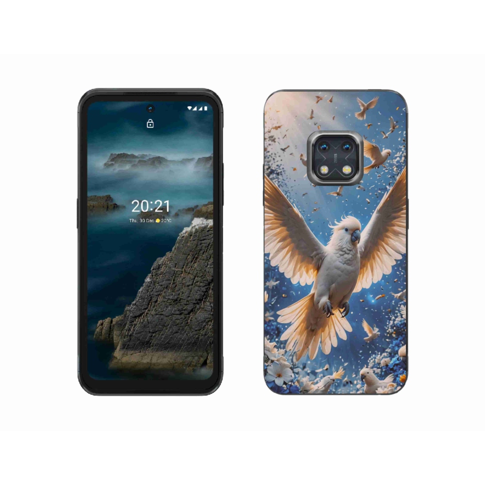 Gelový kryt mmCase na Nokia XR20 - papoušek kakadu