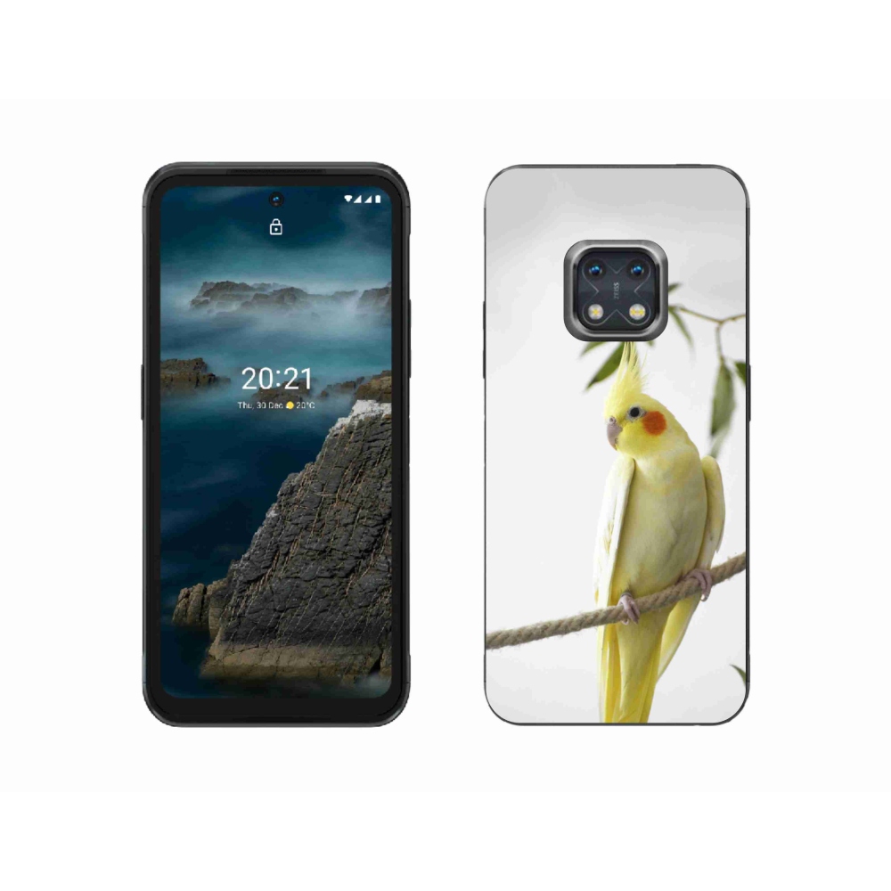 Gelový kryt mmCase na Nokia XR20 - papoušek korela chocholatá
