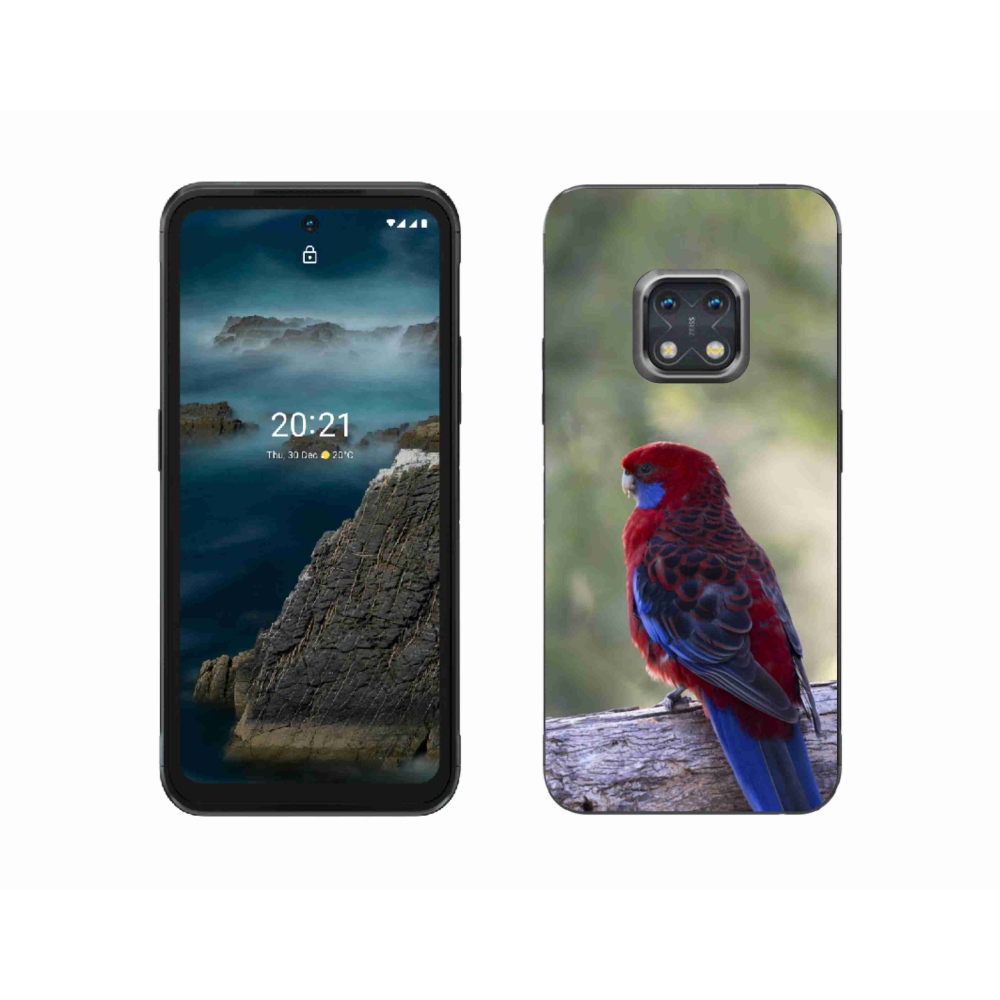 Gelový kryt mmCase na Nokia XR20 - papoušek rosela