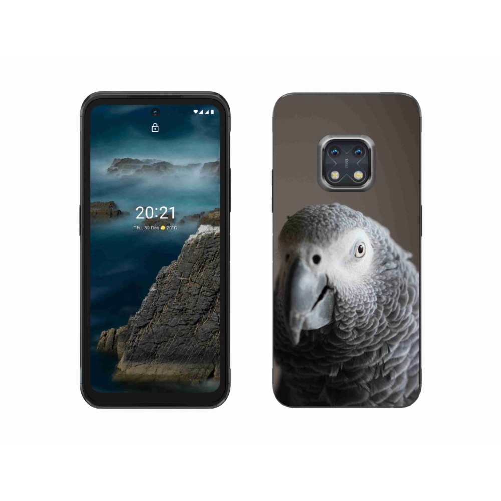 Gelový kryt mmCase na Nokia XR20 - papoušek žako 2