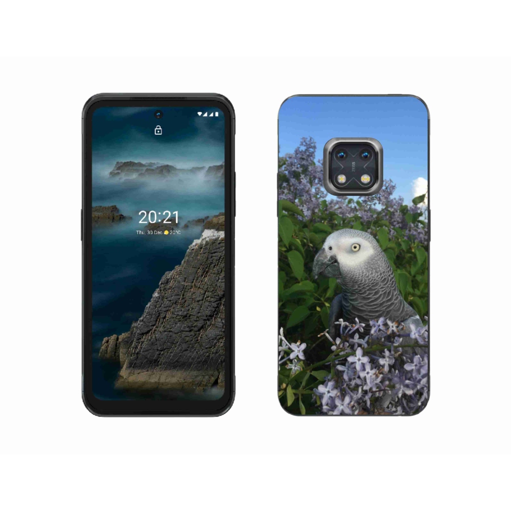 Gelový kryt mmCase na Nokia XR20 - papoušek žako