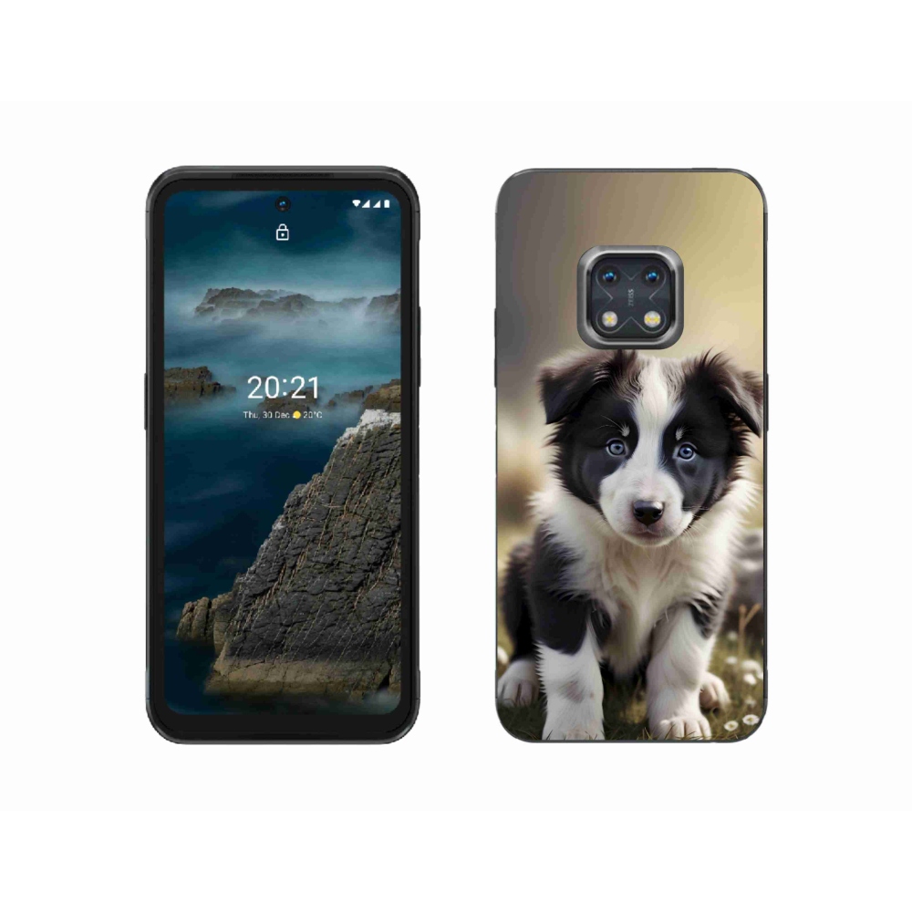 Gelový kryt mmCase na Nokia XR20 - roztomilá border kolie