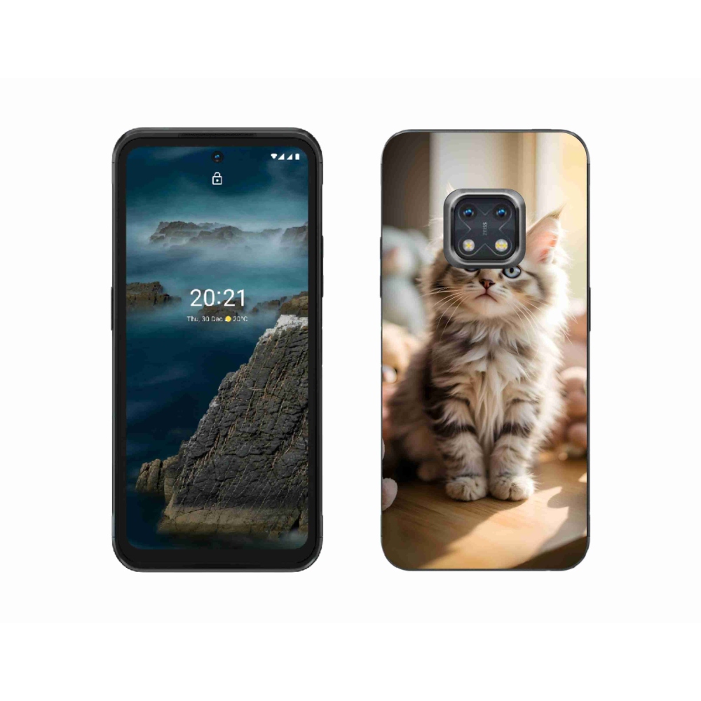 Gelový kryt mmCase na Nokia XR20 - roztomilé kotě 10