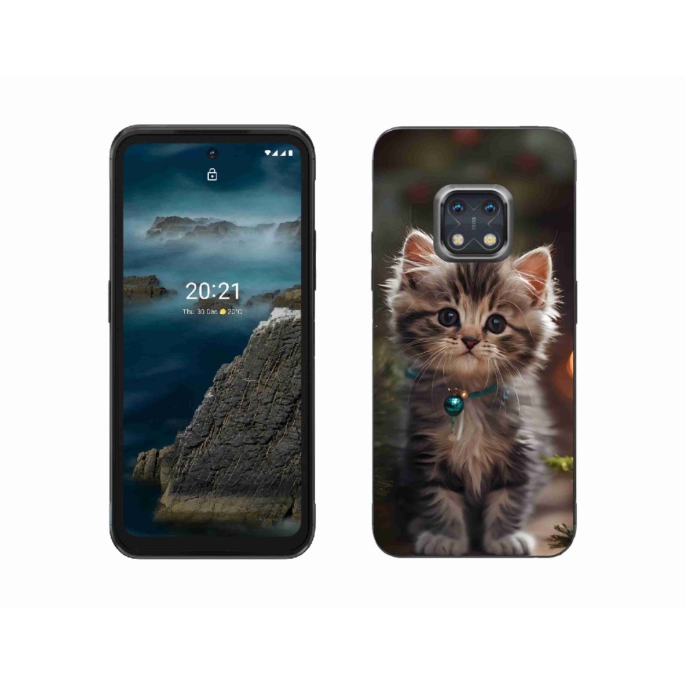 Gelový kryt mmCase na Nokia XR20 - roztomilé kotě 11
