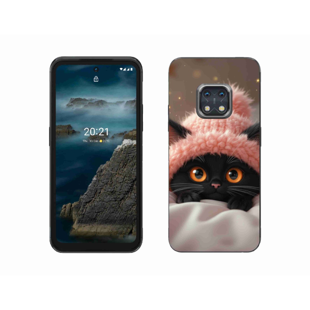 Gelový kryt mmCase na Nokia XR20 - roztomilé kotě 7