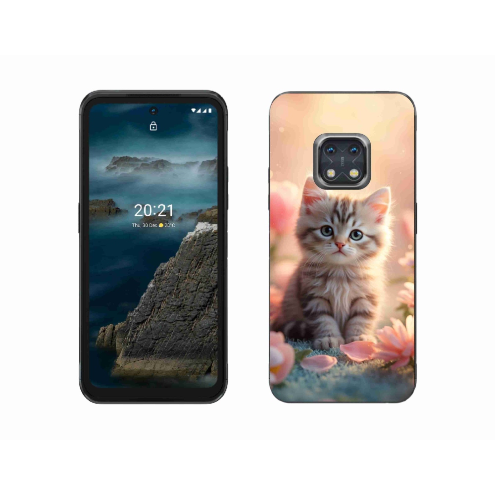 Gelový kryt mmCase na Nokia XR20 - roztomilé kotě 8