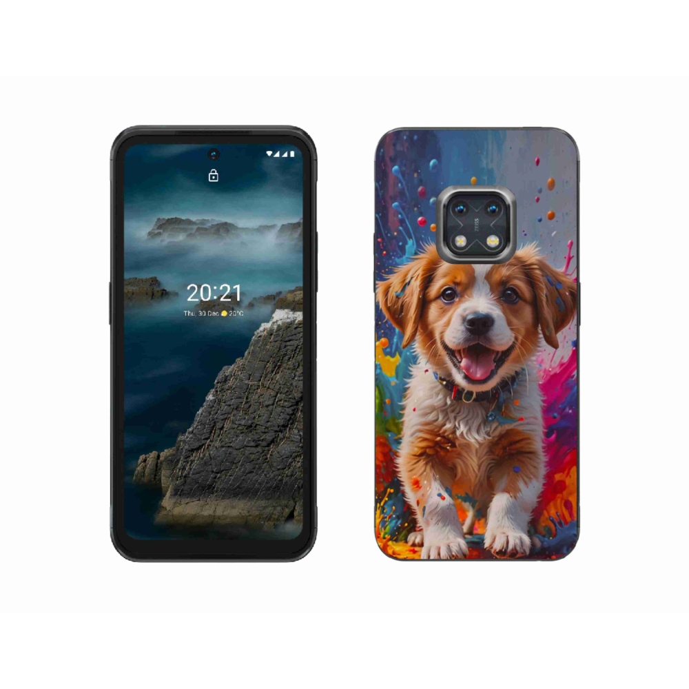 Gelový kryt mmCase na Nokia XR20 - roztomilé štěně 3