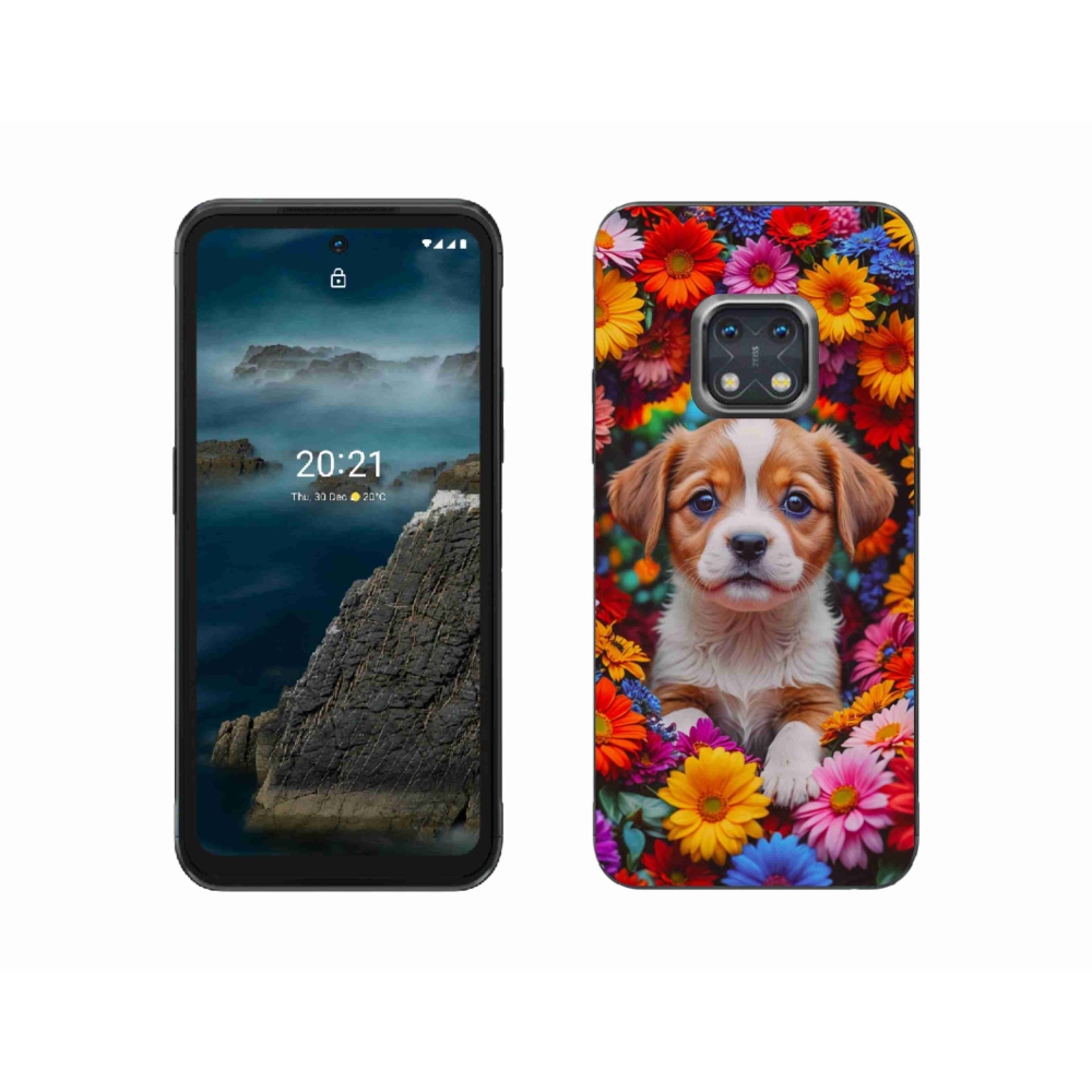 Gelový kryt mmCase na Nokia XR20 - roztomilé štěně