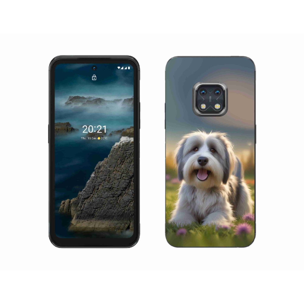 Gelový kryt mmCase na Nokia XR20 - roztomilý havanský psík