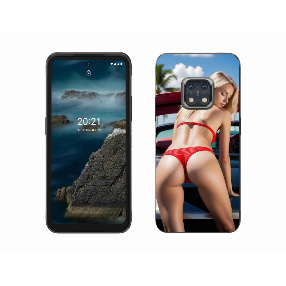 Gelový kryt mmCase na Nokia XR20 - sexy žena 2