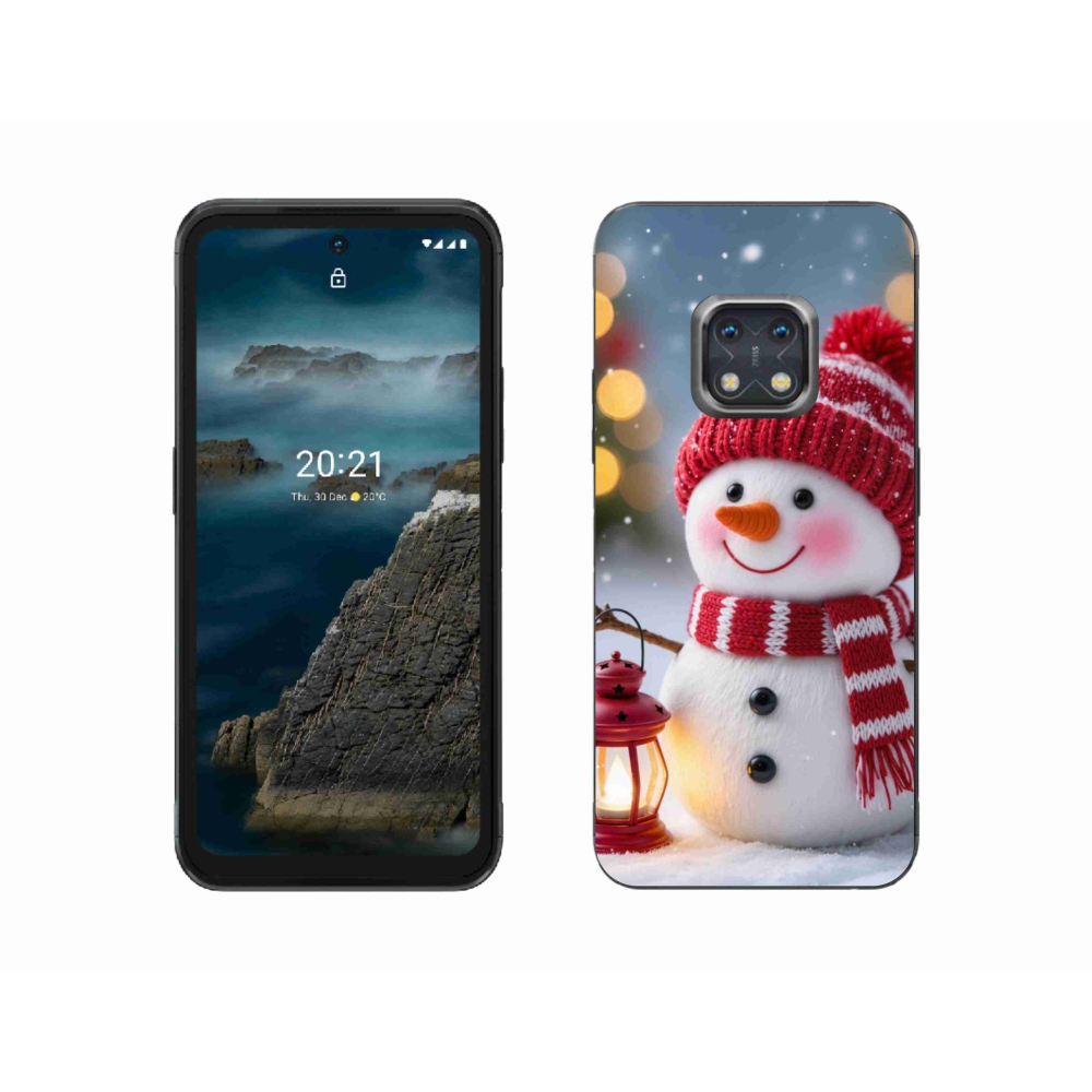 Gelový kryt mmCase na Nokia XR20 - sněhulák 2