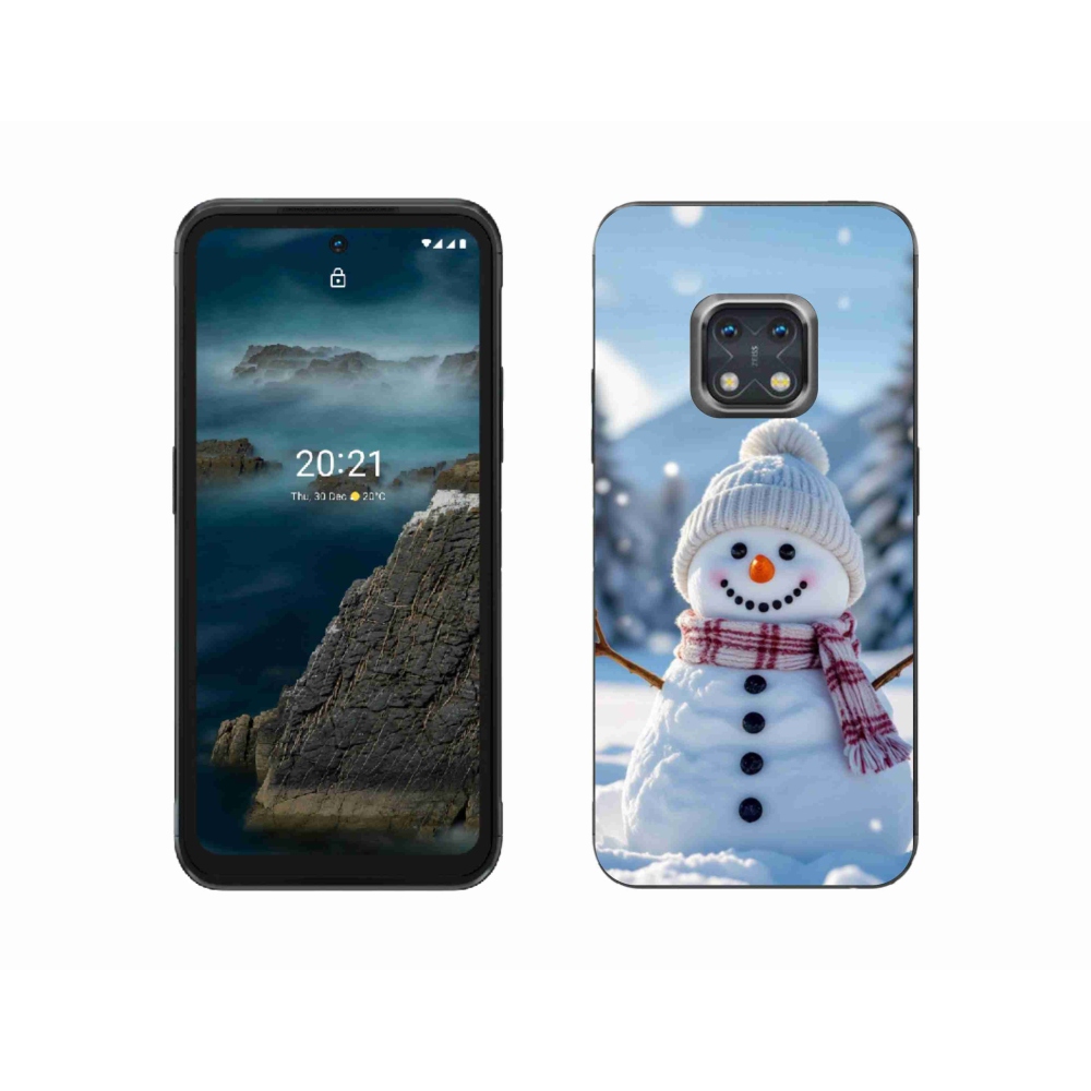 Gelový kryt mmCase na Nokia XR20 - sněhulák 3