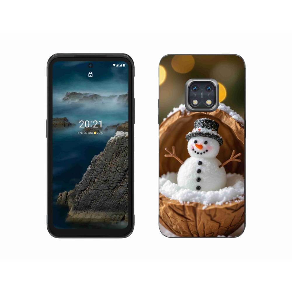 Gelový kryt mmCase na Nokia XR20 - sněhulák 4