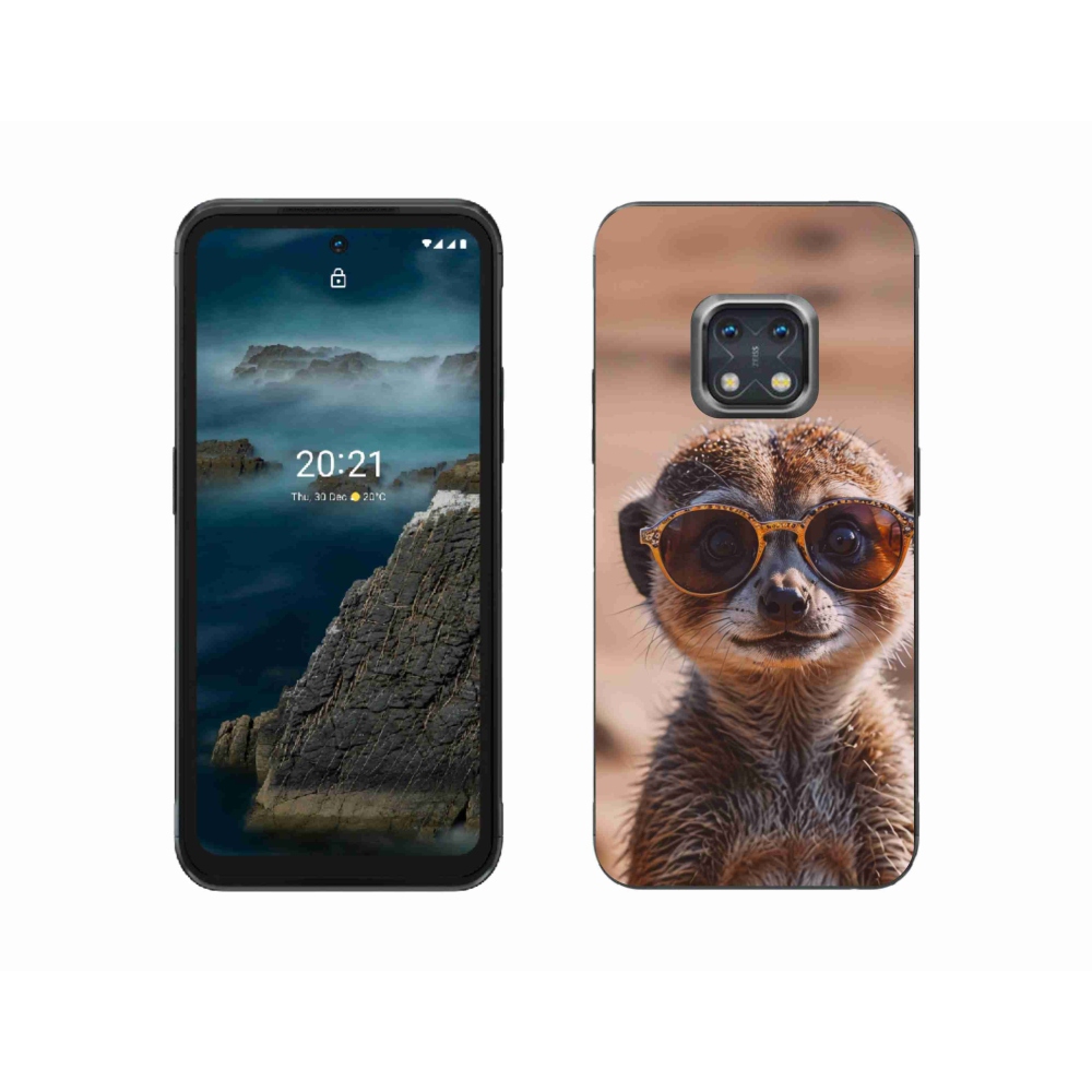 Gelový kryt mmCase na Nokia XR20 - stylová surikata
