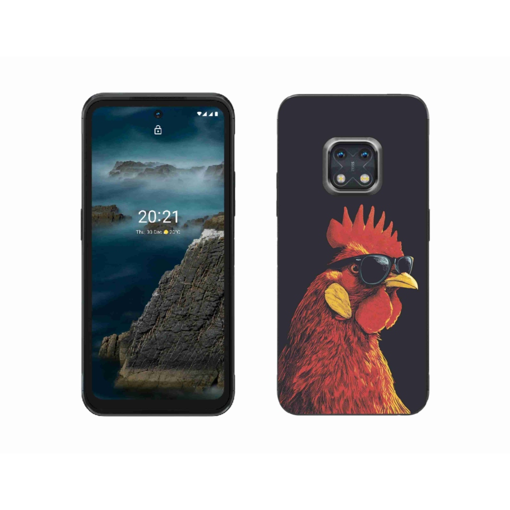 Gelový kryt mmCase na Nokia XR20 - stylový kohout