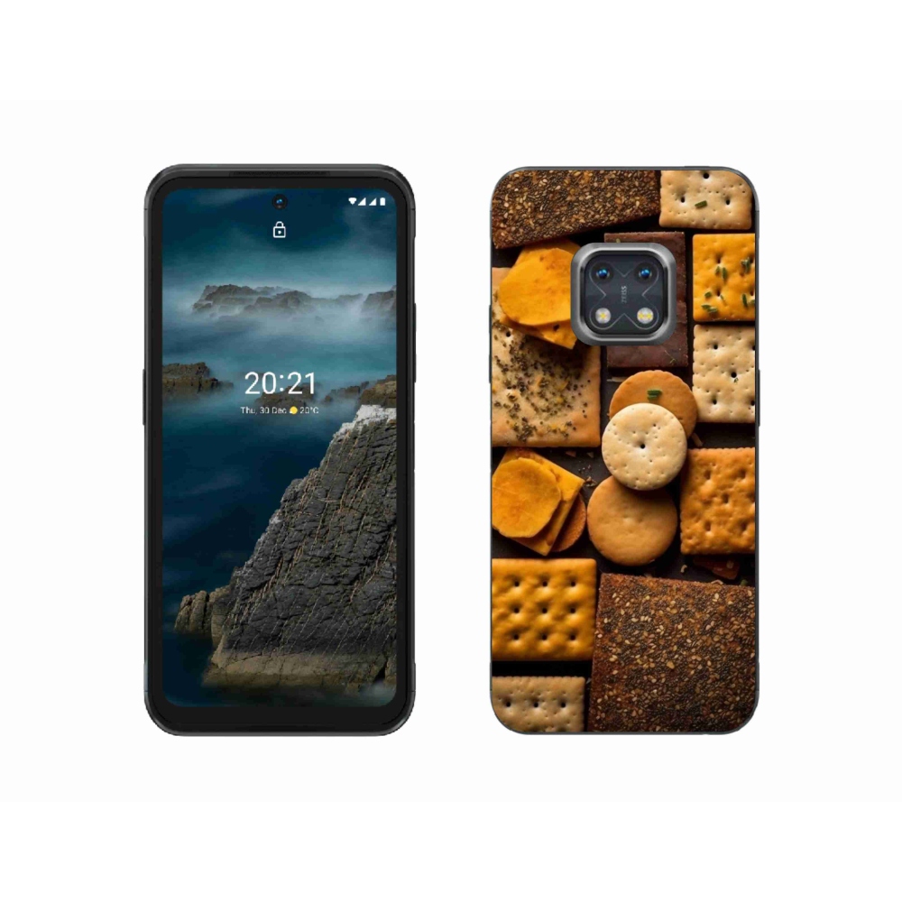 Gelový kryt mmCase na Nokia XR20 - sušenky