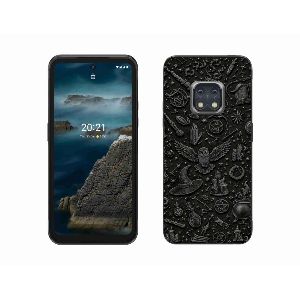 Gelový kryt mmCase na Nokia XR20 - tmavý magický svět