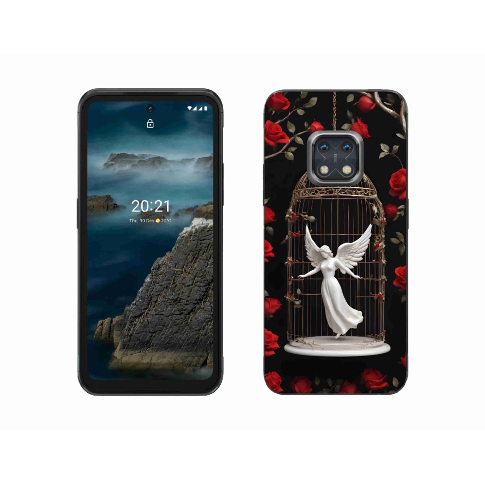 Gelový kryt mmCase na Nokia XR20 - uvězněný anděl