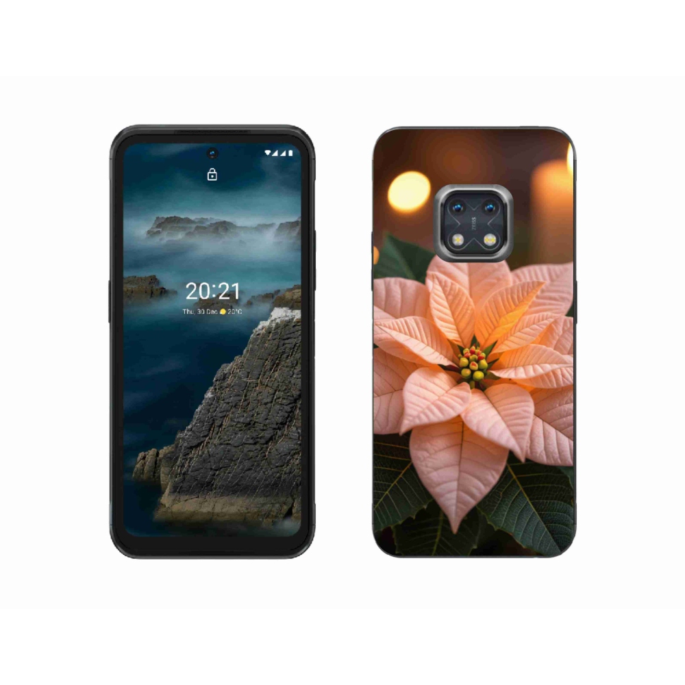 Gelový kryt mmCase na Nokia XR20 - vánoční hvězda