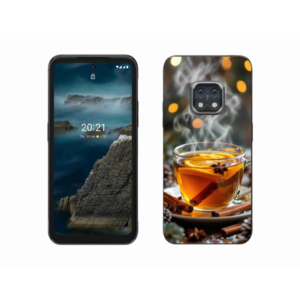 Gelový kryt mmCase na Nokia XR20 - vánoční punč