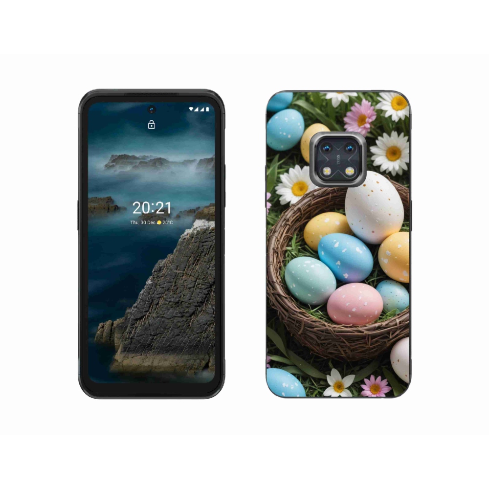 Gelový kryt mmCase na Nokia XR20 - velikonoční vajíčka 2