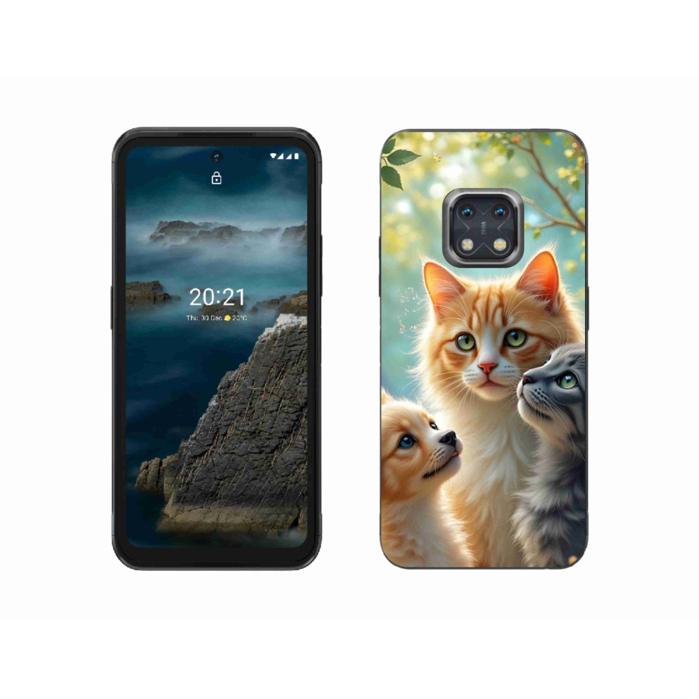 Gelový kryt mmCase na Nokia XR20 - zvířecí přátelství 2
