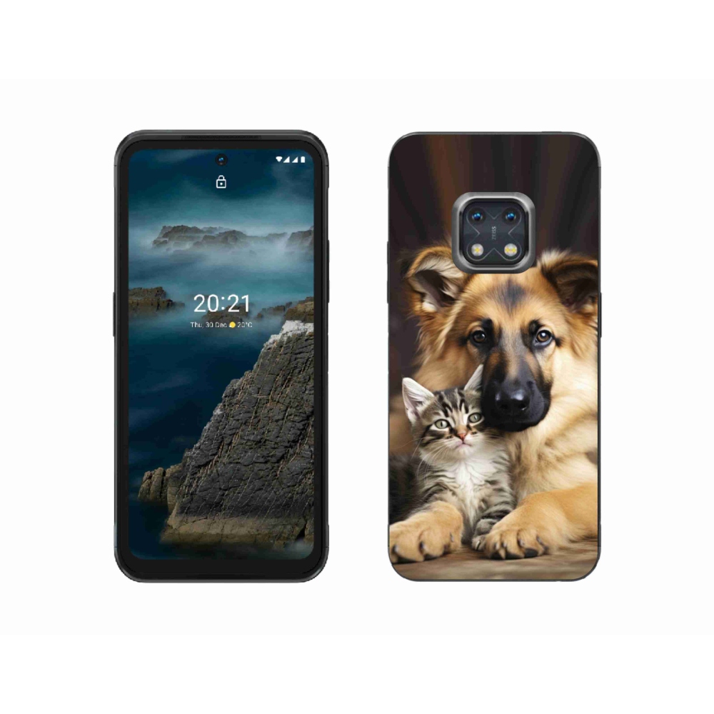 Gelový kryt mmCase na Nokia XR20 - zvířecí přátelství