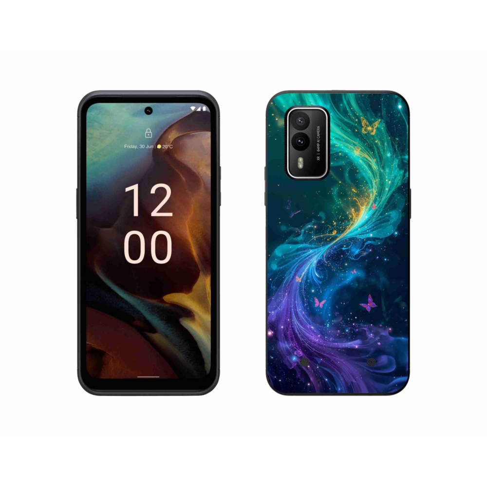 Gelový kryt mmCase na Nokia XR21 - abstraktní motiv 31