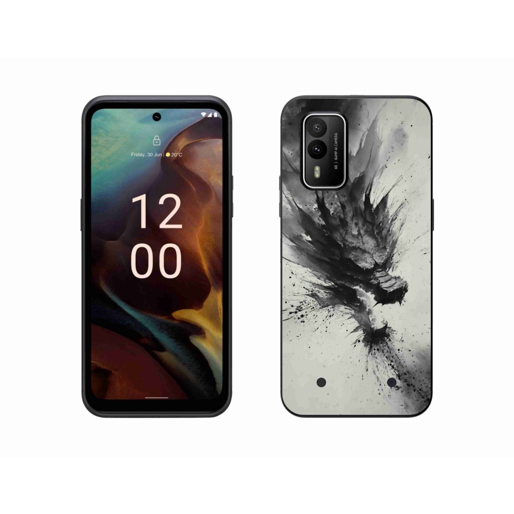 Gelový kryt mmCase na Nokia XR21 - abstraktní motiv 32