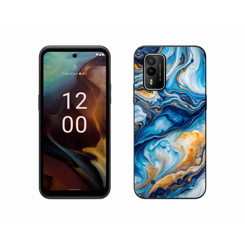 Gelový kryt mmCase na Nokia XR21 - abstraktní motiv 34