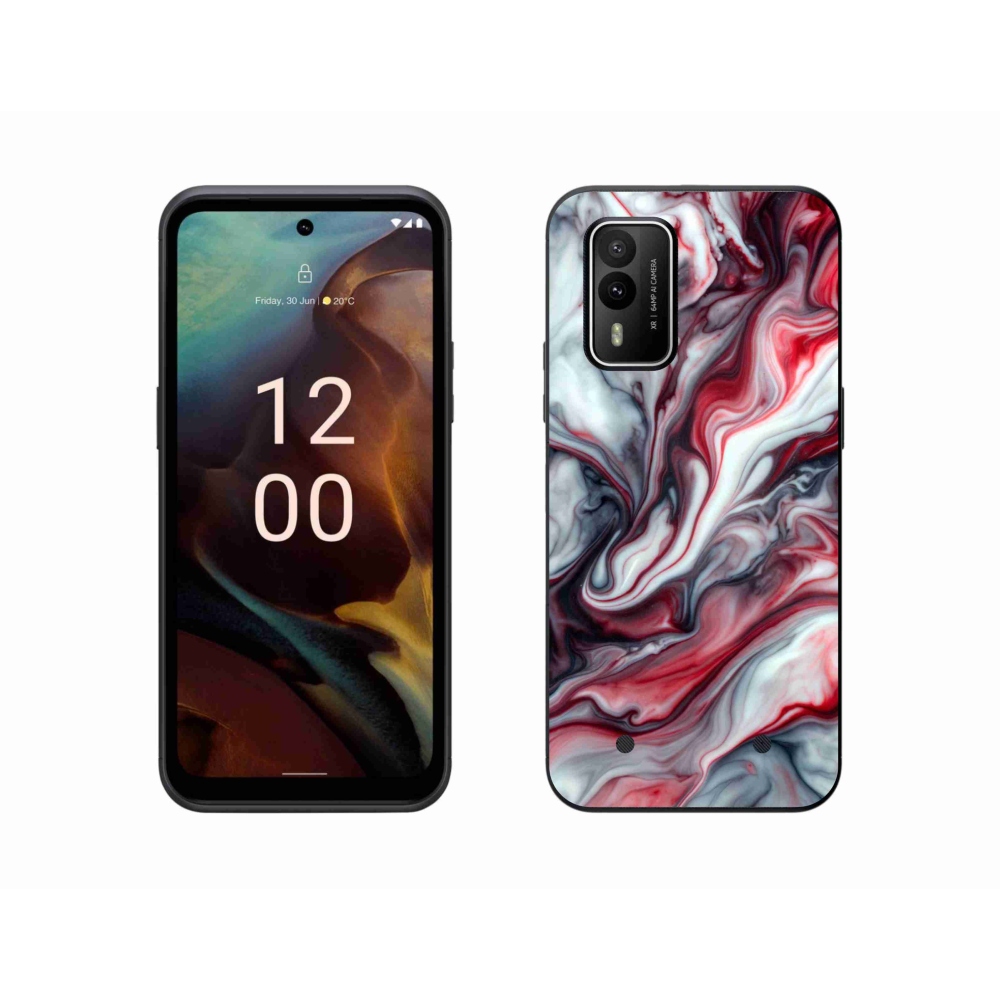 Gelový kryt mmCase na Nokia XR21 - abstraktní motiv 37