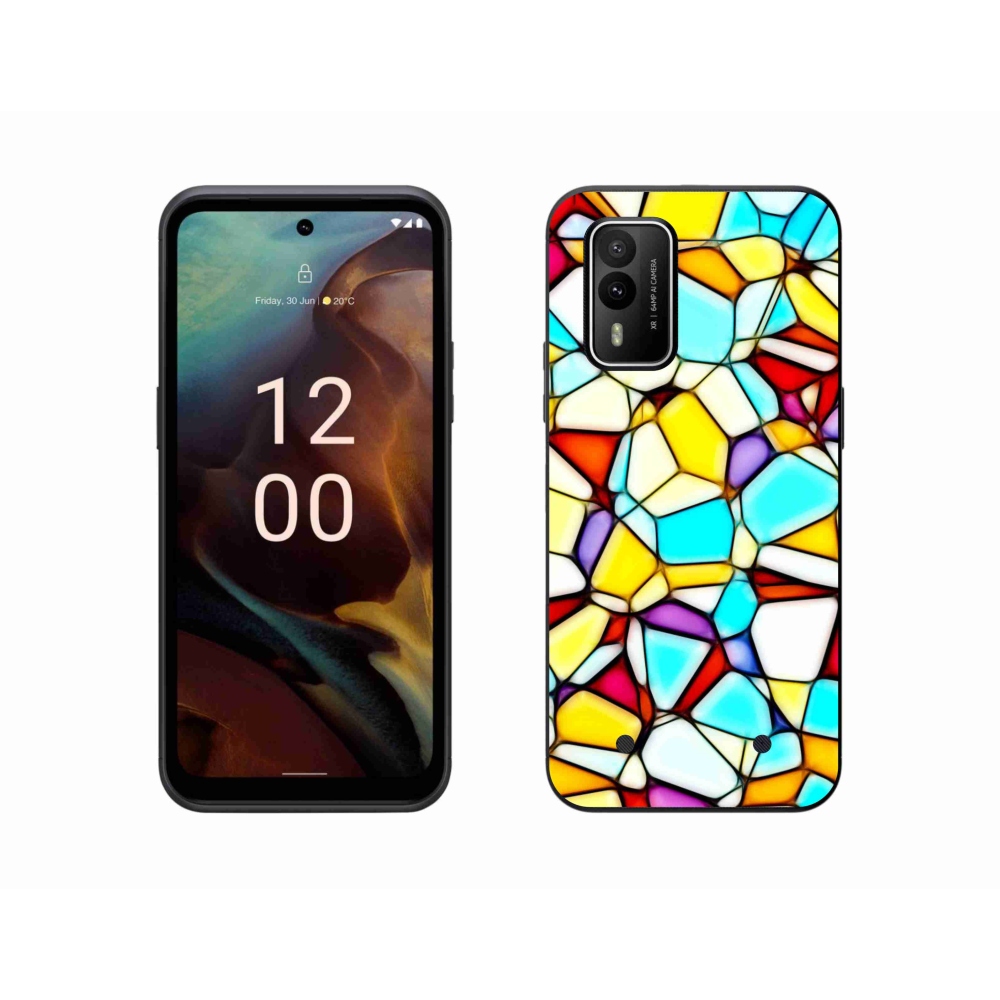 Gelový kryt mmCase na Nokia XR21 - abstraktní motiv 40