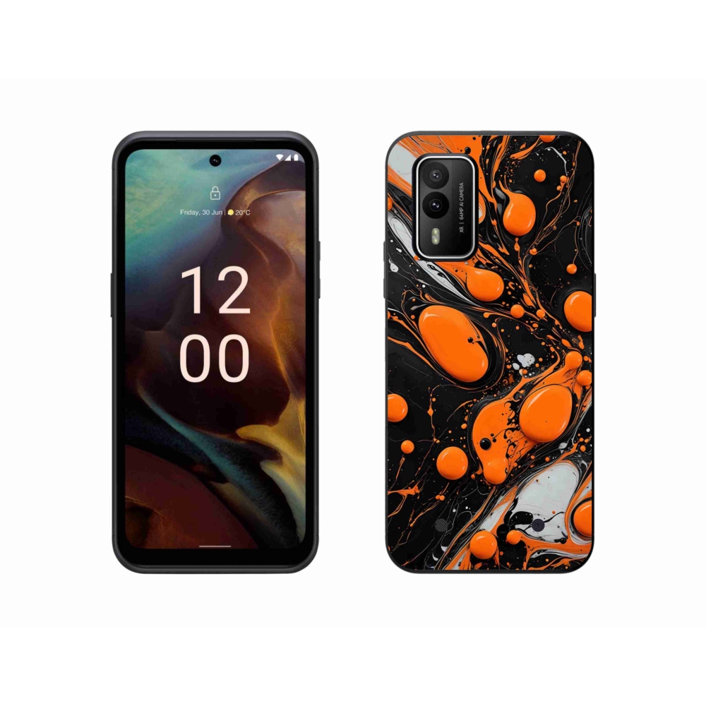 Gelový kryt mmCase na Nokia XR21 - abstraktní motiv 41