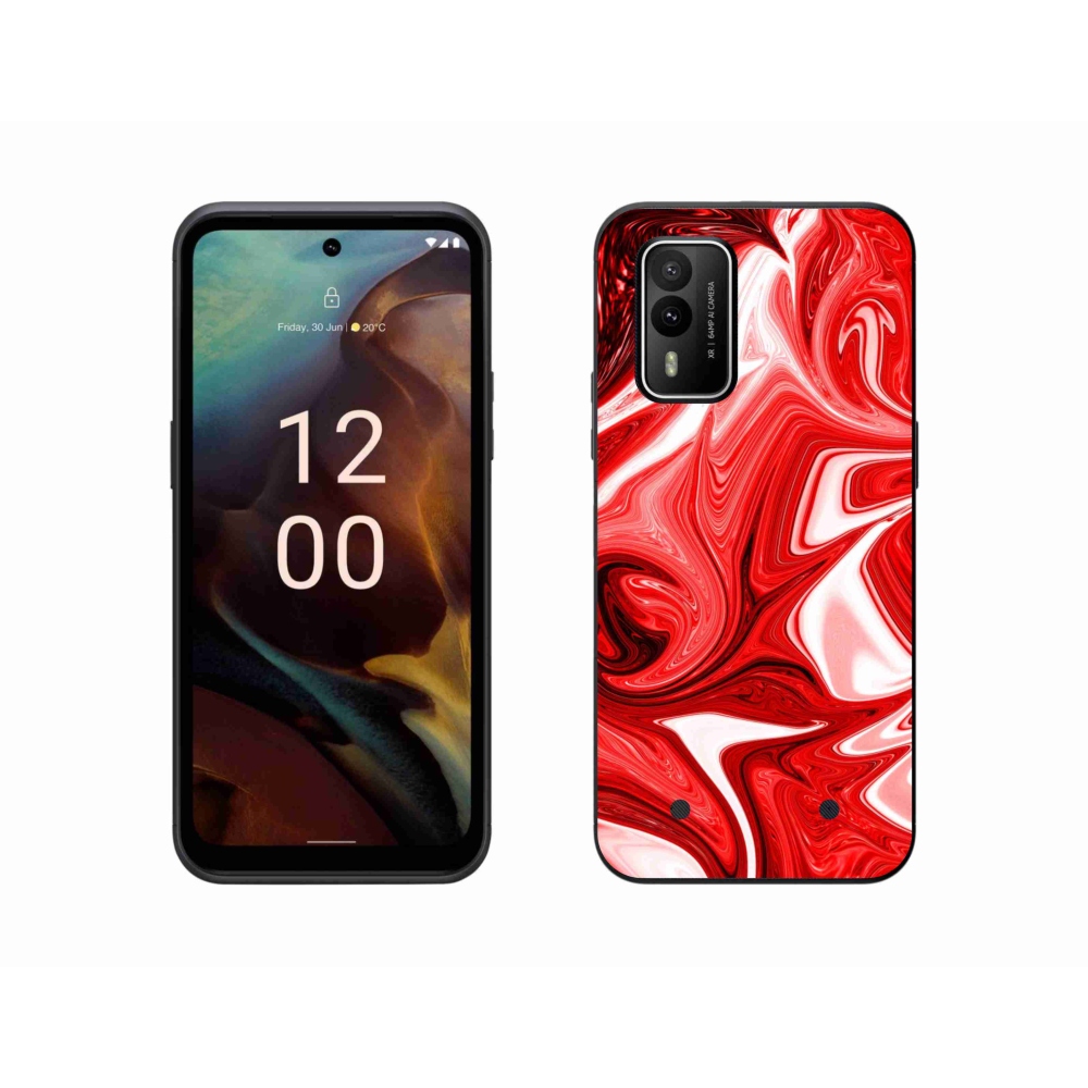 Gelový kryt mmCase na Nokia XR21 - abstraktní motiv 43